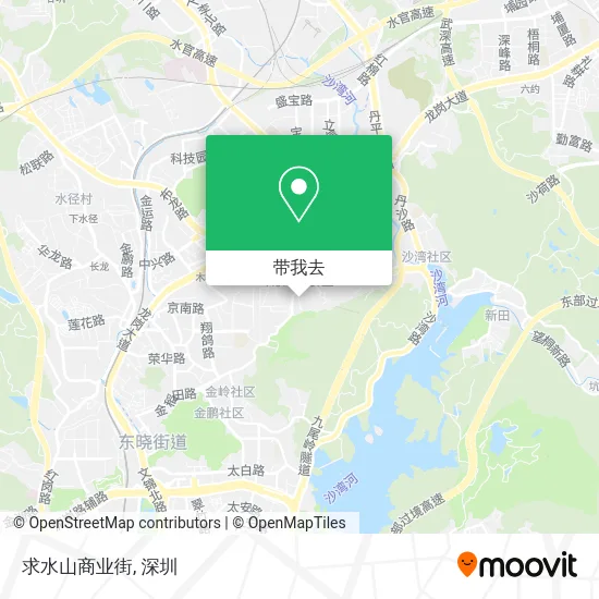 求水山商业街地图