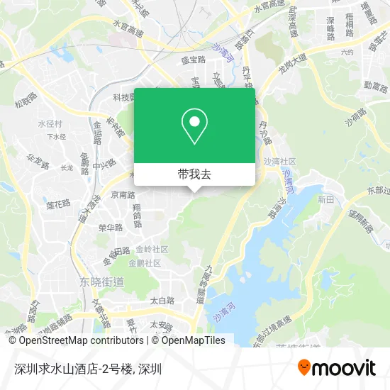 深圳求水山酒店-2号楼地图