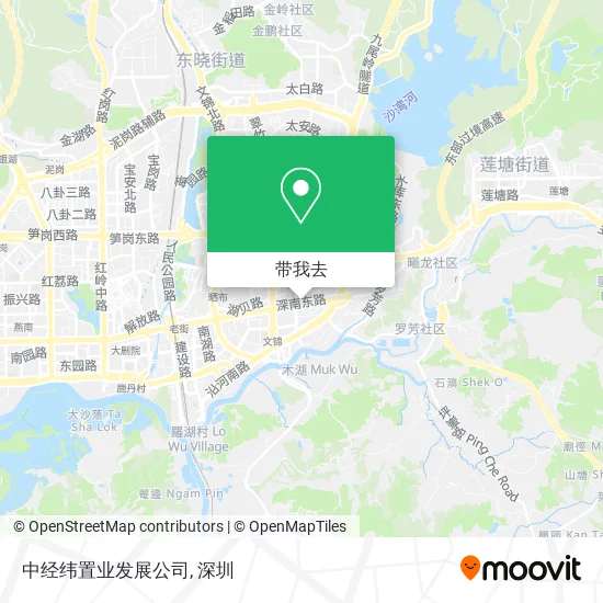 中经纬置业发展公司地图