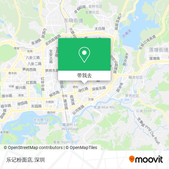 乐记粉面店地图