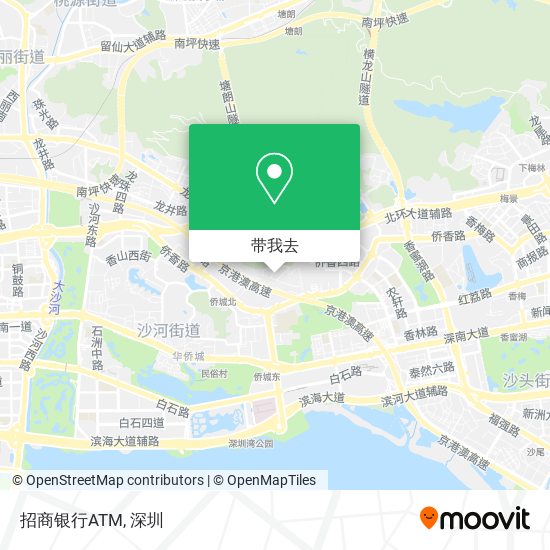 招商银行ATM地图