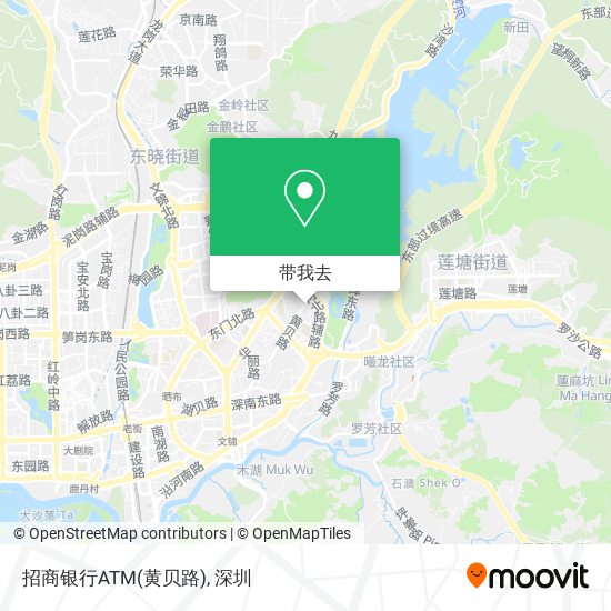 招商银行ATM(黄贝路)地图
