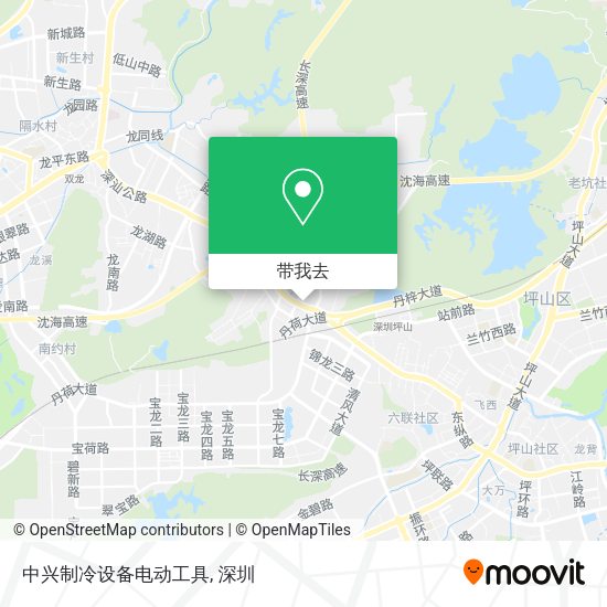 中兴制冷设备电动工具地图