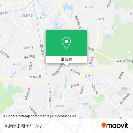 凤岗永胜电子厂地图