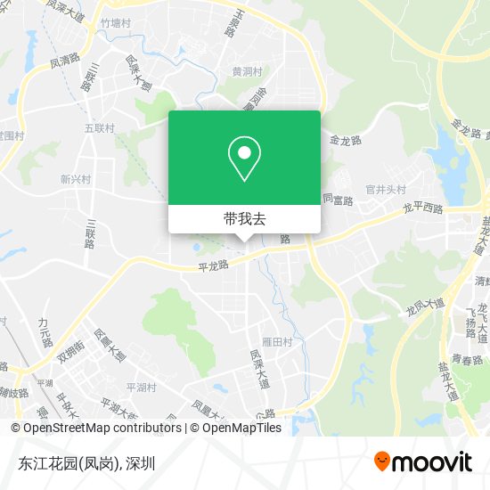 东江花园(凤岗)地图