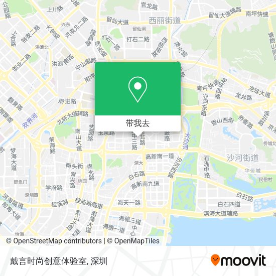 戴言时尚创意体验室地图
