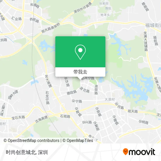 时尚创意城北地图
