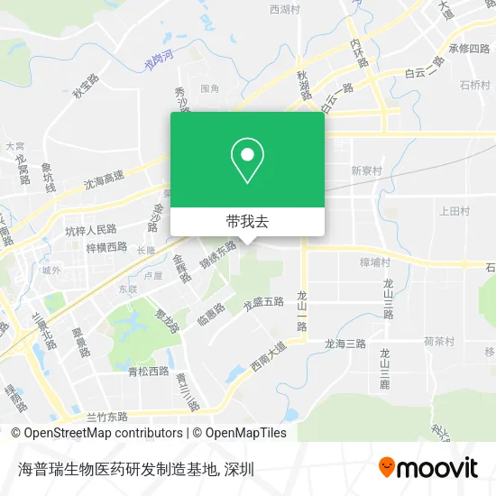 海普瑞生物医药研发制造基地地图