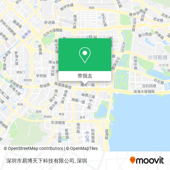 深圳市易博天下科技有限公司地图