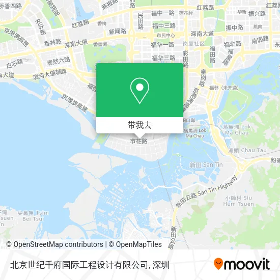 北京世纪千府国际工程设计有限公司地图