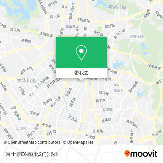 富士康E6栋(北2门)地图