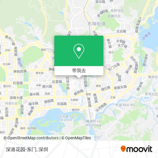 深港花园-东门地图