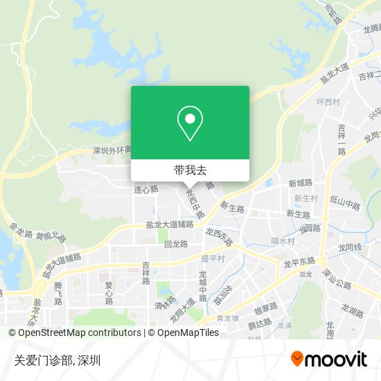 关爱门诊部地图