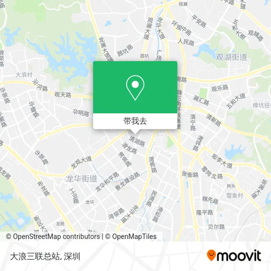 大浪三联总站地图