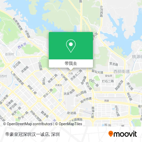 帝豪皇冠深圳汉一诚店地图