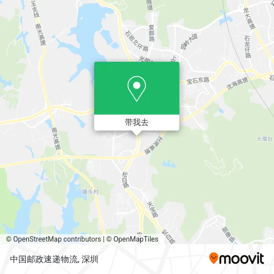 中国邮政速递物流地图
