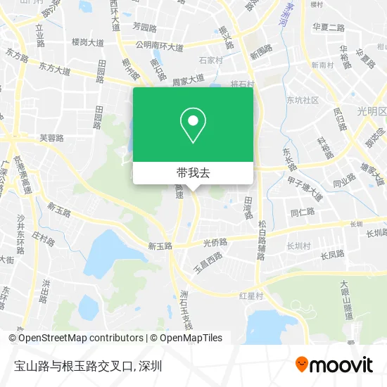宝山路与根玉路交叉口地图