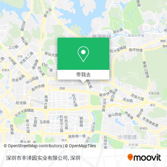 深圳市丰泽园实业有限公司地图