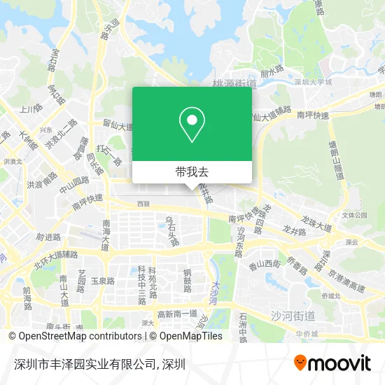 深圳市丰泽园实业有限公司地图