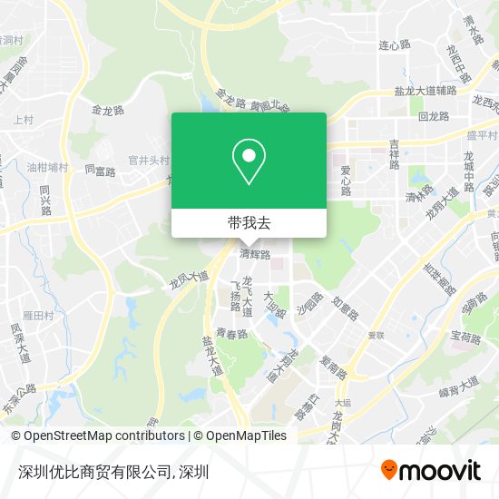 深圳优比商贸有限公司地图