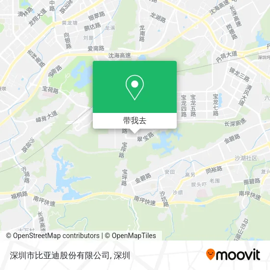 深圳市比亚迪股份有限公司地图
