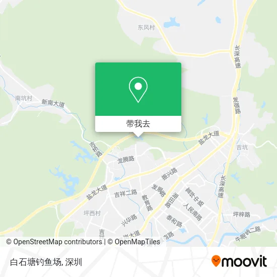 白石塘钓鱼场地图