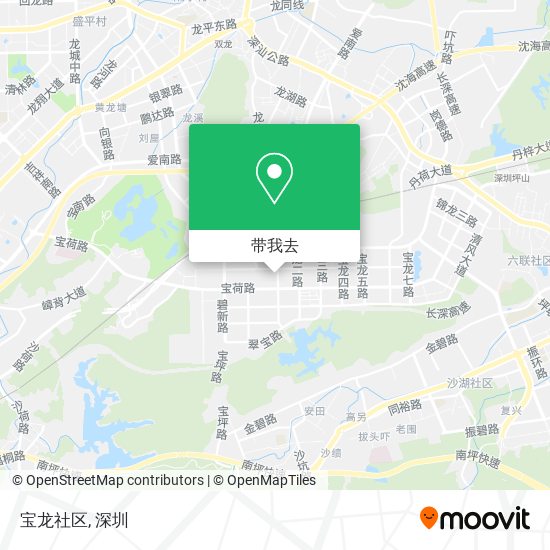 宝龙社区地图