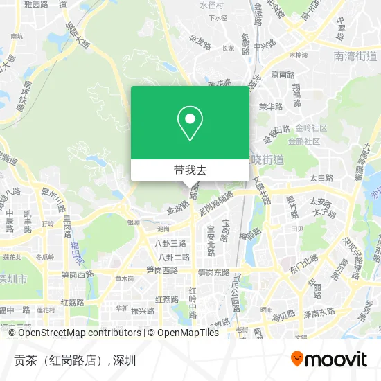 贡茶（红岗路店）地图