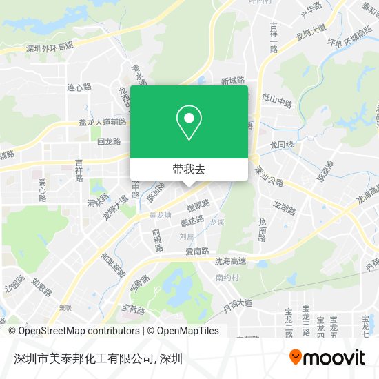深圳市美泰邦化工有限公司地图