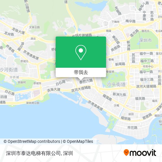 深圳市泰达电梯有限公司地图