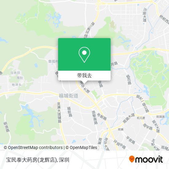 宝民泰大药房(龙辉店)地图