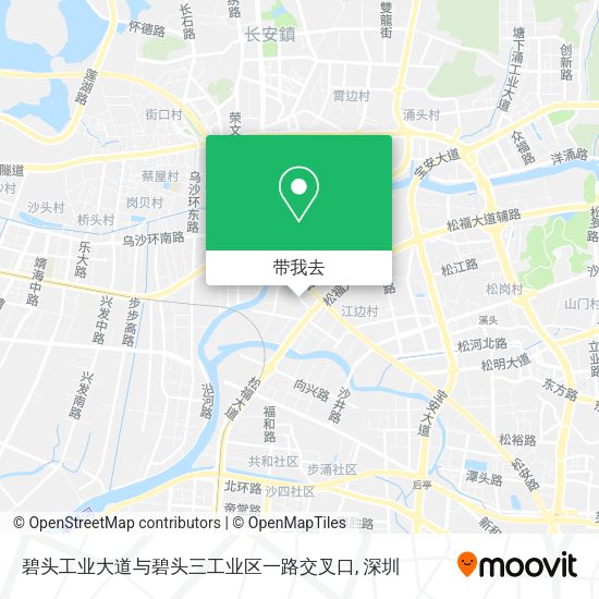 碧头工业大道与碧头三工业区一路交叉口地图