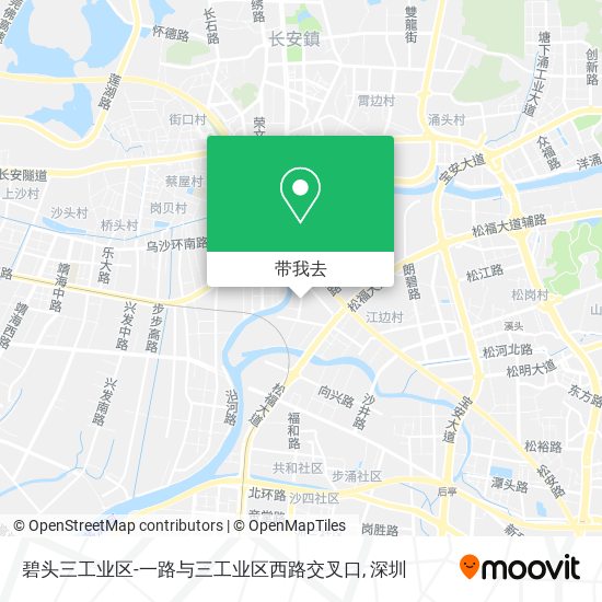 碧头三工业区-一路与三工业区西路交叉口地图