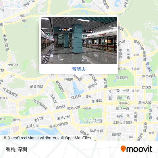 香梅地图