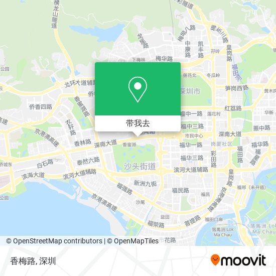香梅路地图