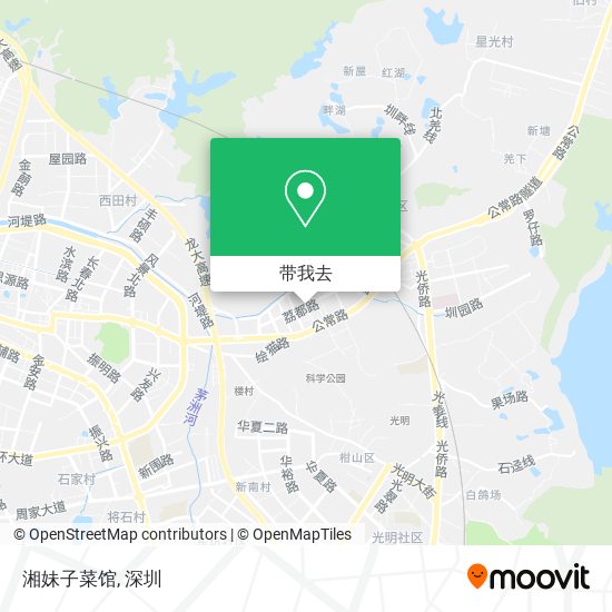 湘妹子菜馆地图