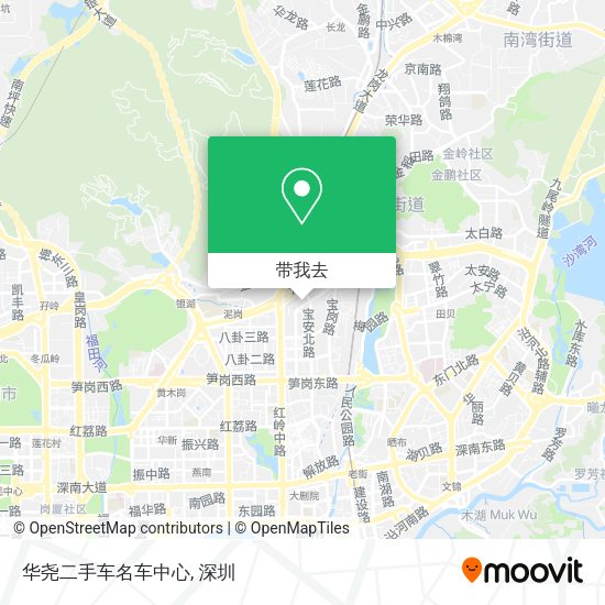 华尧二手车名车中心地图