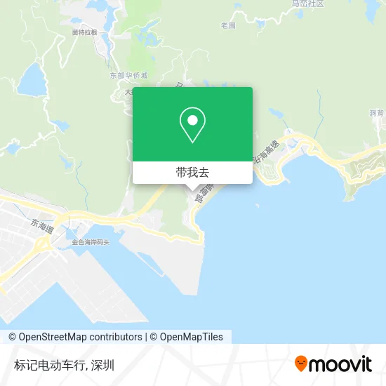 标记电动车行地图