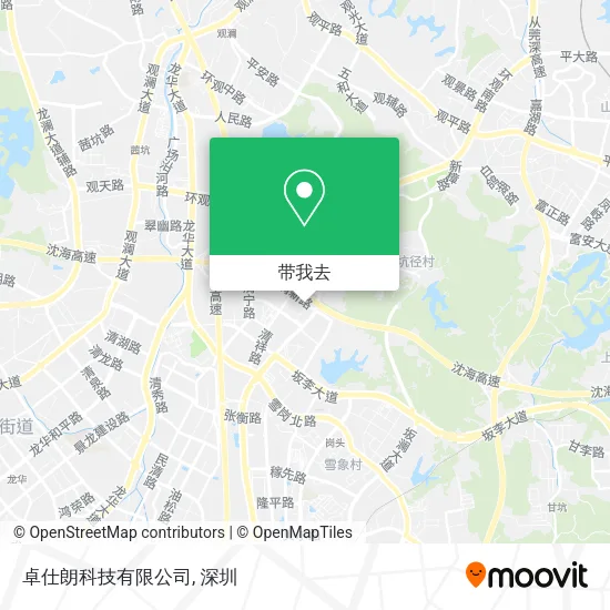 卓仕朗科技有限公司地图