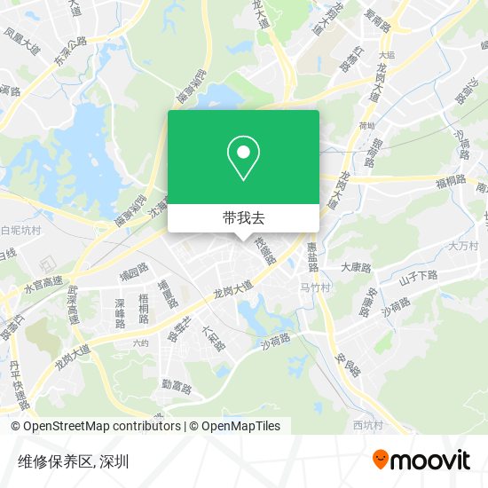 维修保养区地图