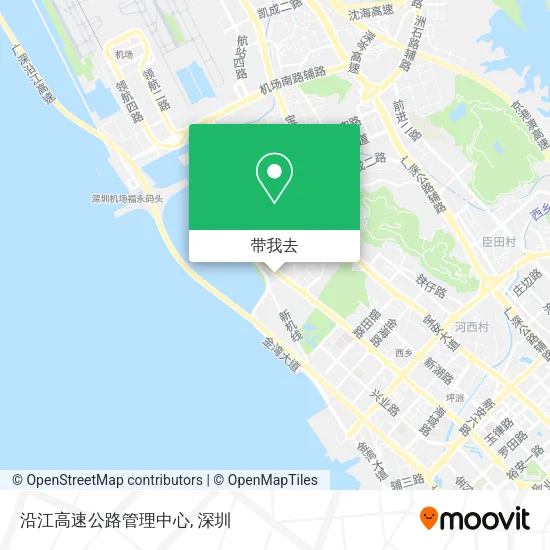 沿江高速公路管理中心地图