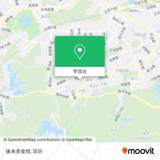 缘来美食馆地图