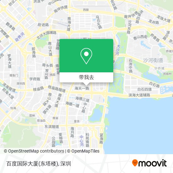 百度国际大厦(东塔楼)地图