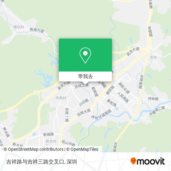 吉祥路与吉祥三路交叉口地图