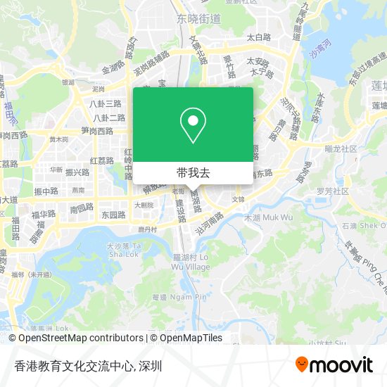 香港教育文化交流中心地图