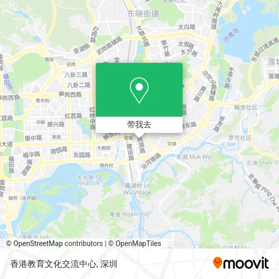 香港教育文化交流中心地图