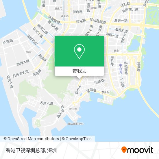 香港卫视深圳总部地图