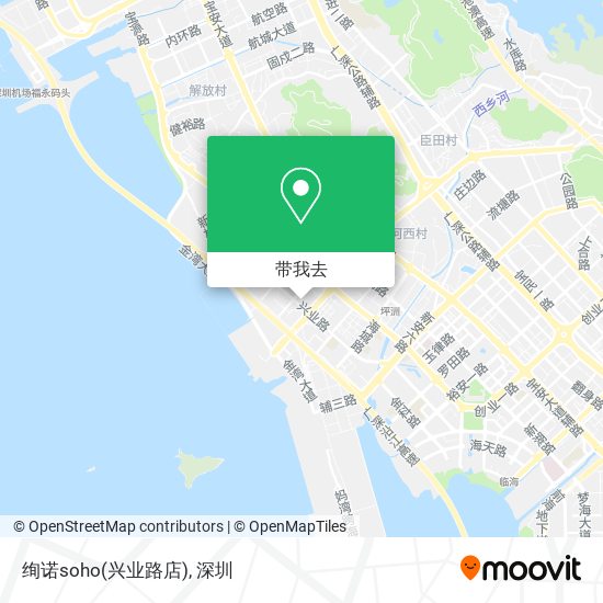 绚诺soho(兴业路店)地图