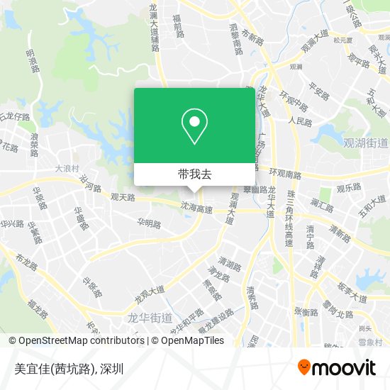 美宜佳(茜坑路)地图