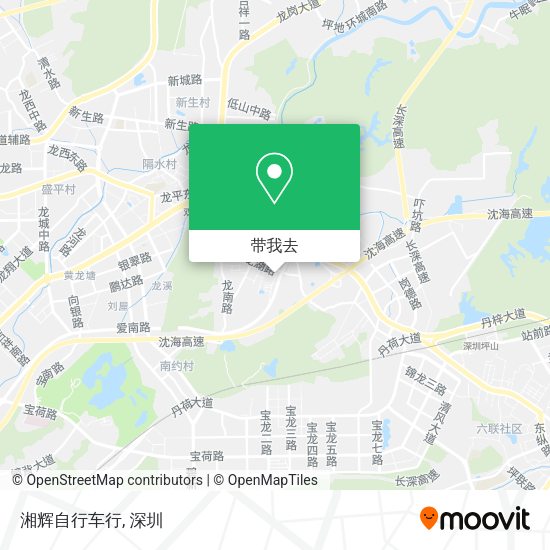 湘辉自行车行地图